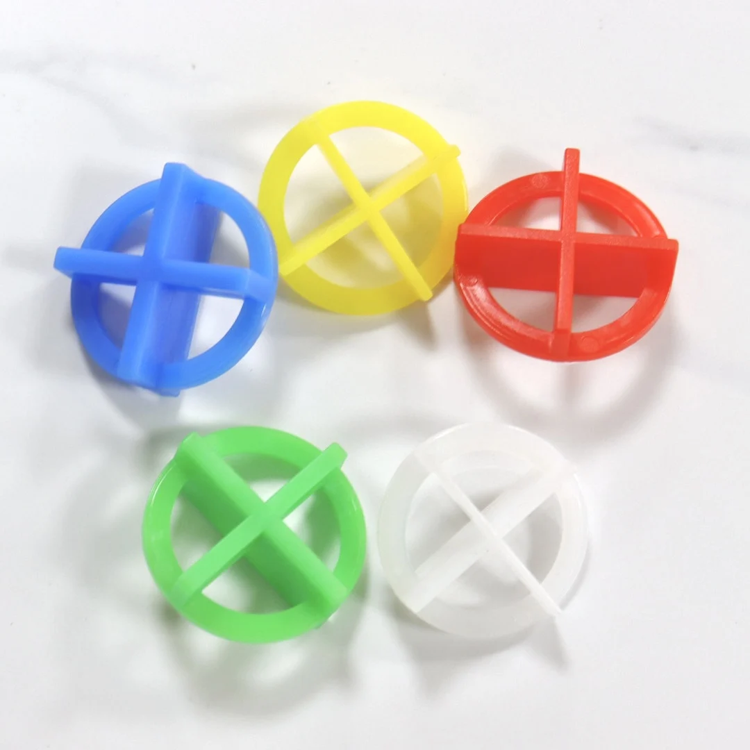 Modern round Shape Tile Spacers for Porcelain Floors New Materials Tile Leveling System Wholesale of Cross Tile Spacers