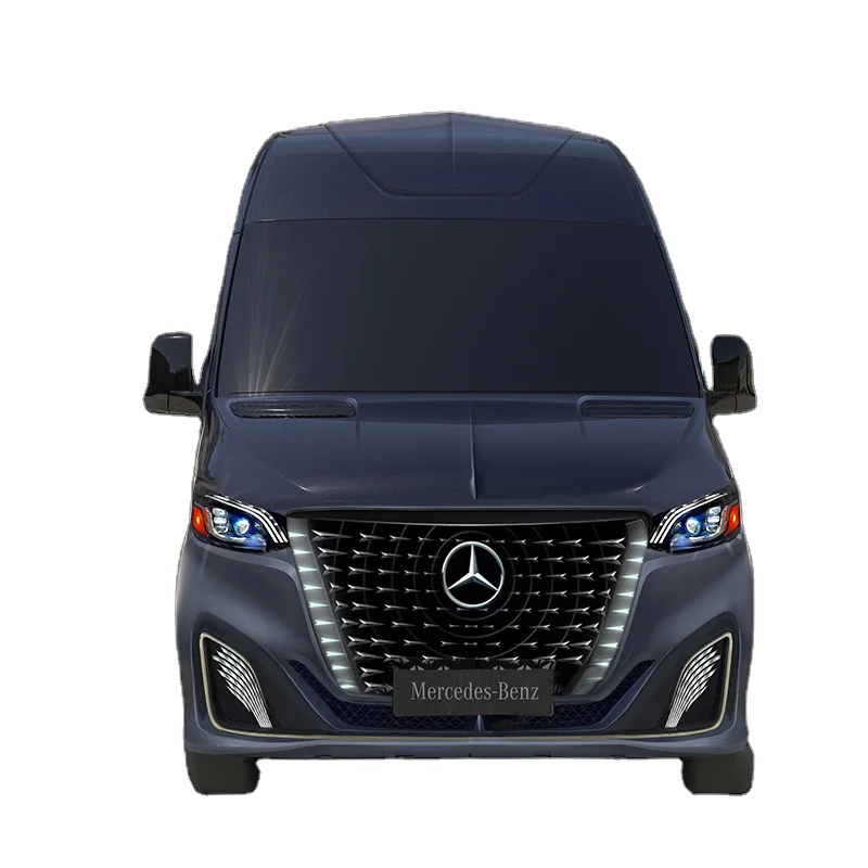 Mercedes  sprinter body kit upgrades AMG style grille surround daytime running lights