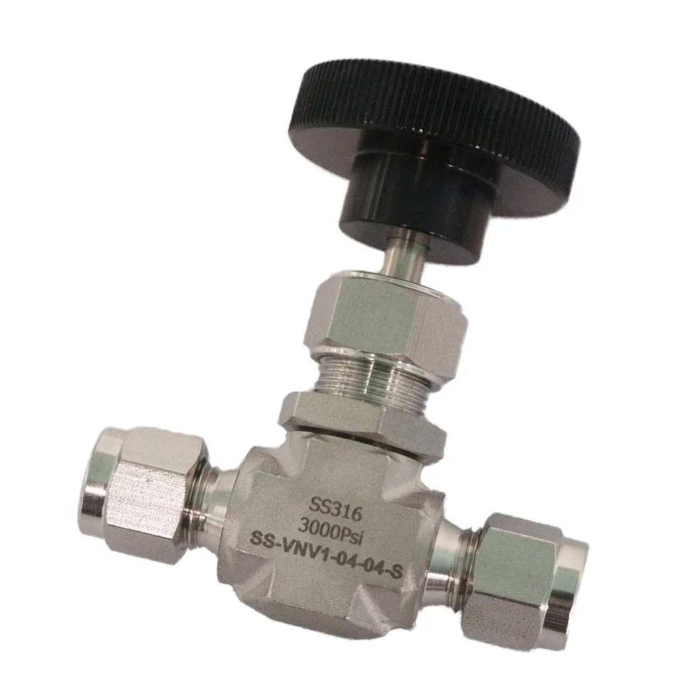 Manual Needle Valves for Gas Live Loaded Packing System with Working Pressure up to 5000psig for General Application