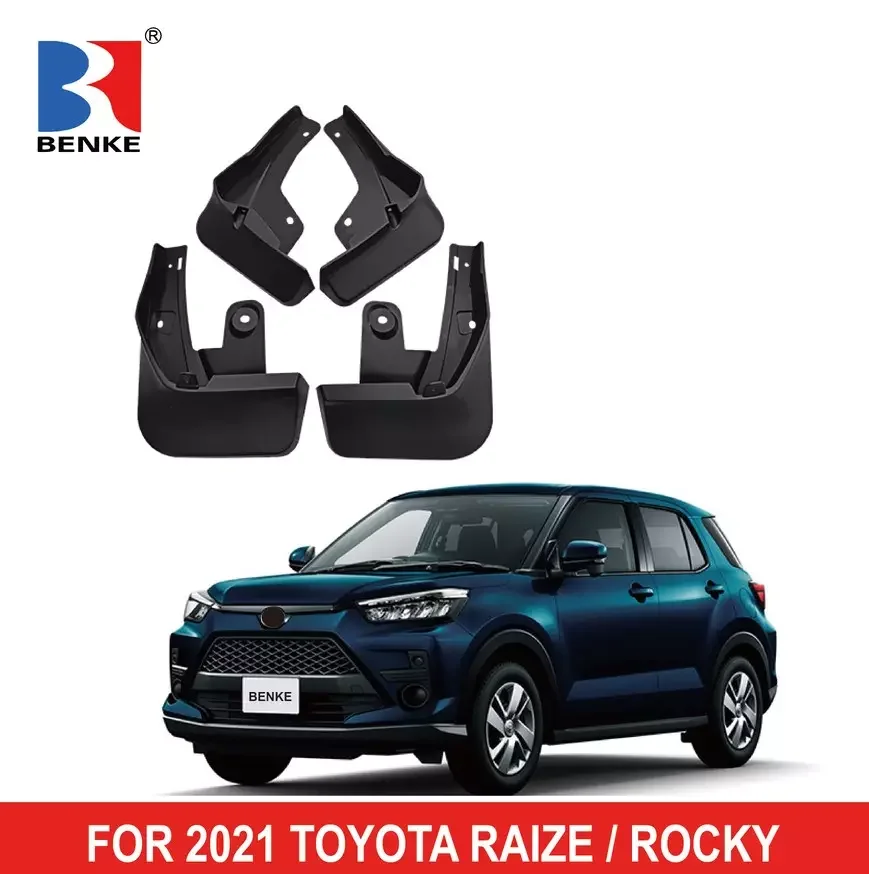 Car Accessories For Toyota RAIZE Daihatsu Rocky 2021+ Mud Flaps Splash Guards Fender Flares Mudguards Mudflaps Mud Guards