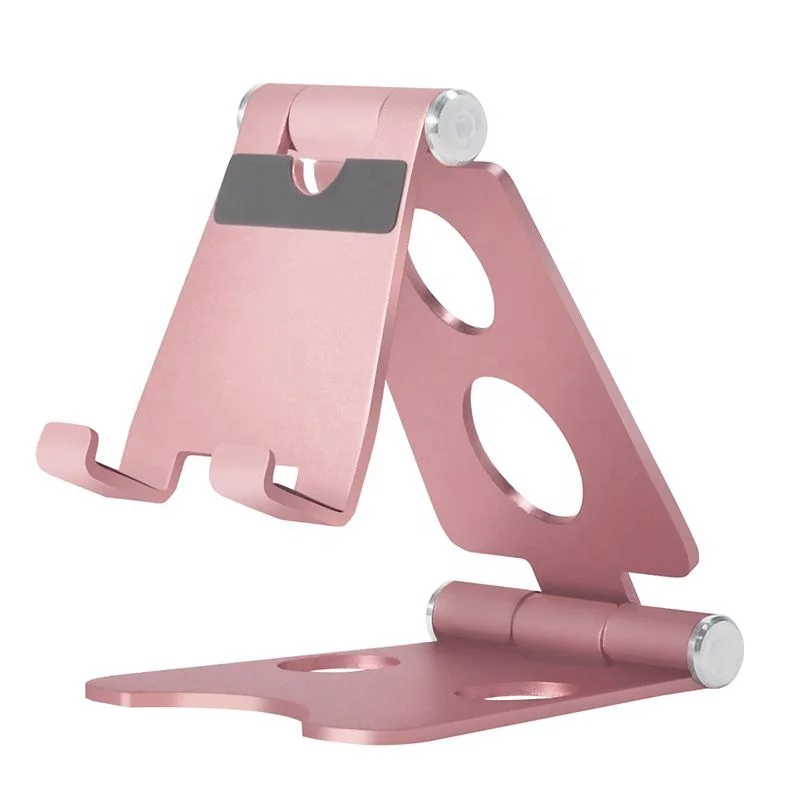 
Multi Angle Foldable Adjustable Universal Aluminum Desk Cell Phone Stand Mobile Phone Stand Tablet Stand for iPad iPhone 