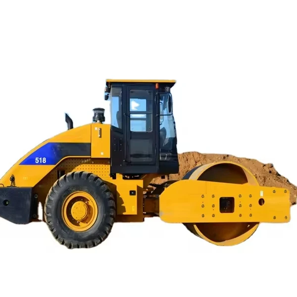SEM518  cheap price 18 Ton Road Construction Machine Single Drum Road Roller  WIth Simple Operation System