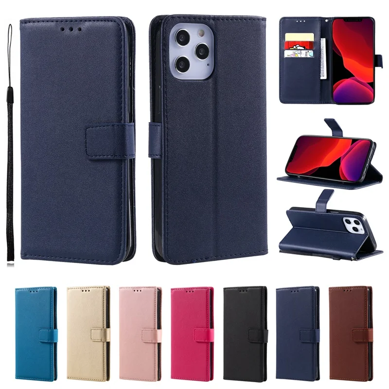 Luxury Card Slots Mobile Phone Cover for iPhone XR XS 11 Pro Max Flip Leather Wallet Phone Case for iPhone 12 Case