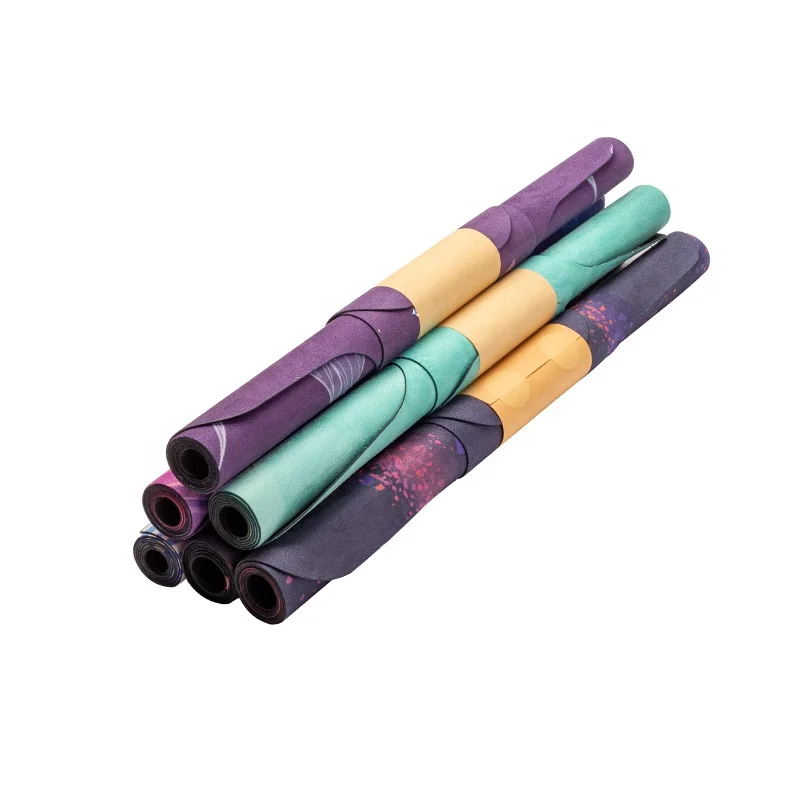 Exercise Wide Shaped Suede Workout Pilates Reformer Mat