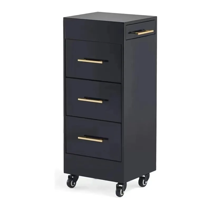 Hochey air Salon Beauty Spa Hairdresser Storage Cart Trolley Rolling Multi-function Barber Shop Tool Trolley Cart