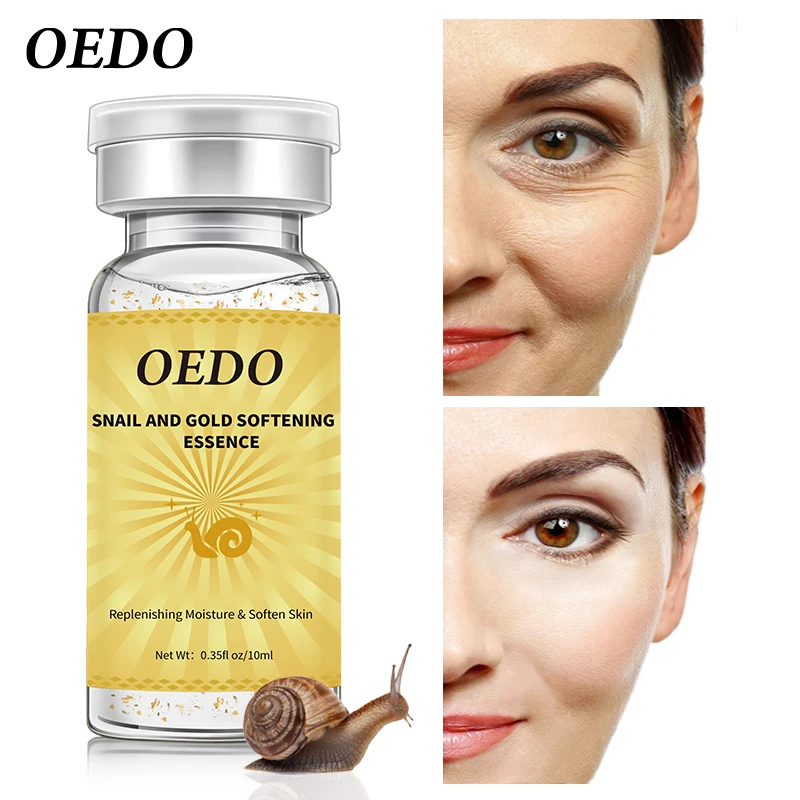 Anti-Aging Snail and Gold Hydrating Hyaluronic Acid Moisturizers Treatment Face Care Cream Serum Snail Pure Extract