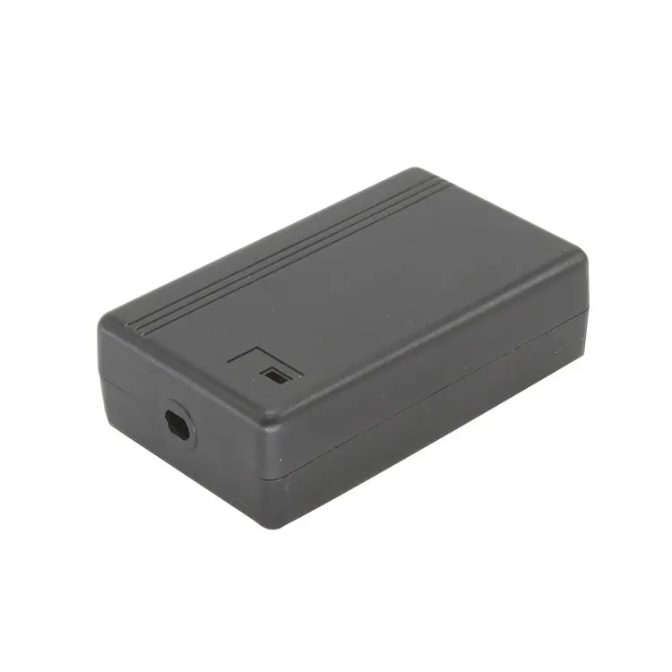 Standard black plastic power charger enclosure abs control box