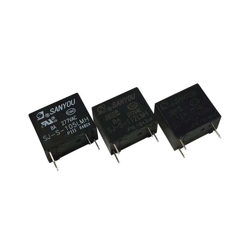 SJ-S-105DMH relay 5VDC, a group of normally open 4-pin high load 10A250VAC  SJ-S-105DMH