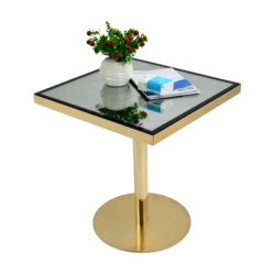 2022 Wholesale High Quality Rechargeable Desk Restaurant Light Led Table Bar Furniture Commercial Furniture LED Magic Tea Table RGB