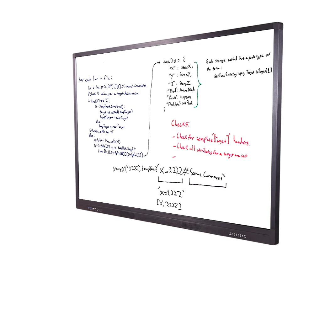 Educational Interactive Smart Touch Screen Whiteboard 86 inch System All-in-one Digital Classroom Teaching Board