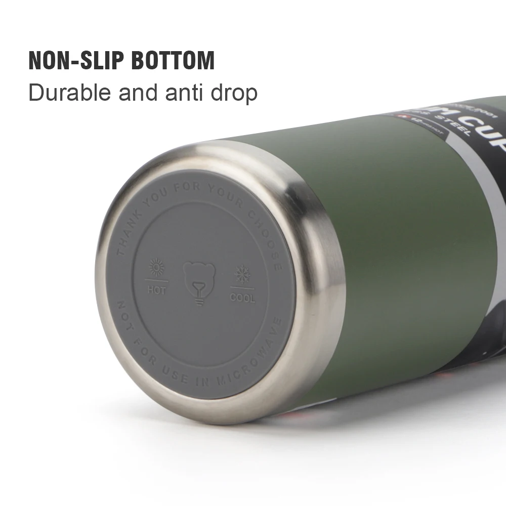 900ml 1100ml Double wall 304 Stainless Steel Portable Vacuum Flasks Adult Sports water Bottle with Handle