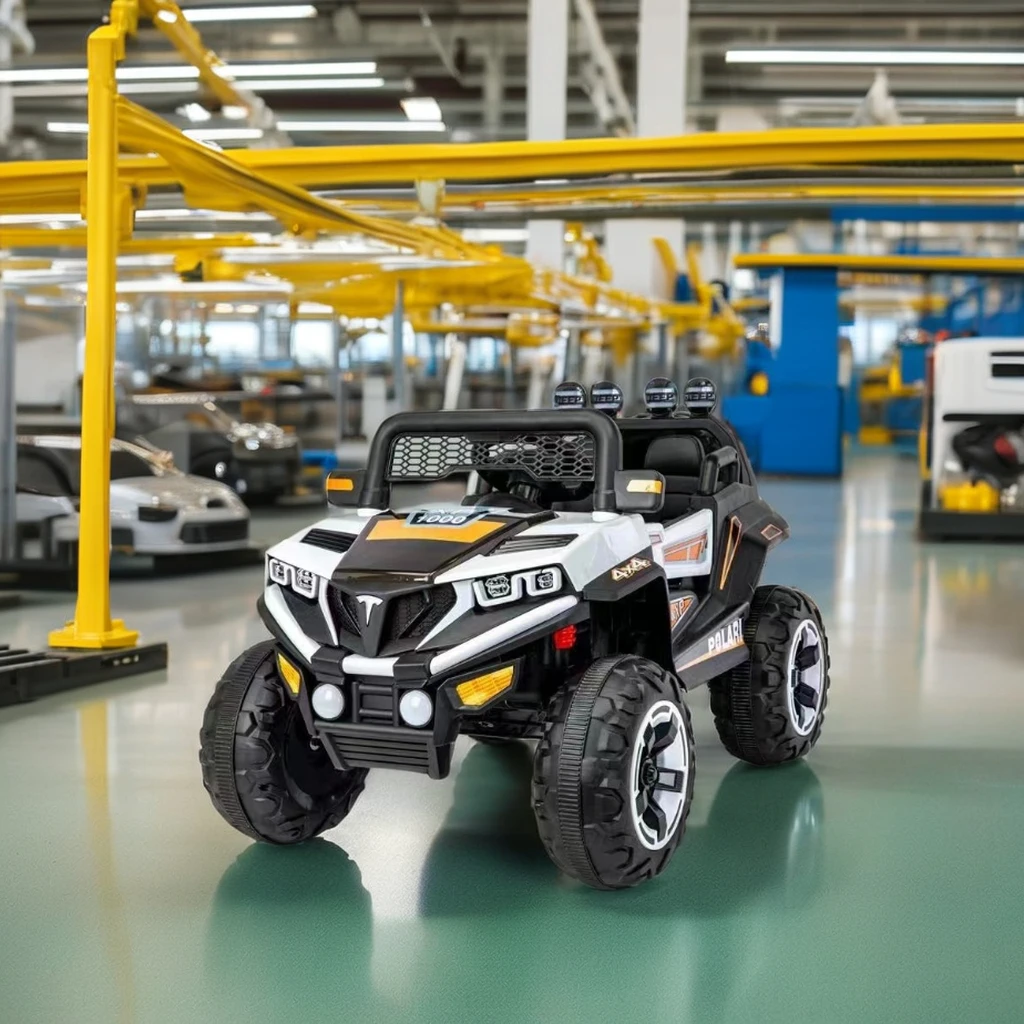 Best Selling 24V Kids Ride Electric Toy Car Mini Style with Pedal Remote Control Boys Aged 5-7 Years Wholesale Over-Sized Wheels