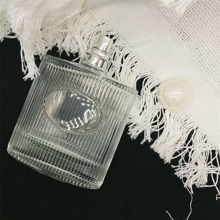 100ml Vintage Clear Glass Perfume Spray Pump Bottle