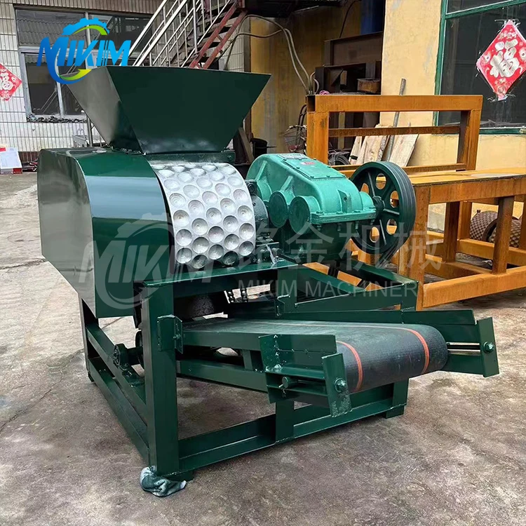 2t/h Mineral Powder Compression Ball Press Machine Metal Ore Powder Ball Making Equipment 5.5kw Coal Slurry Ball Press Machine
