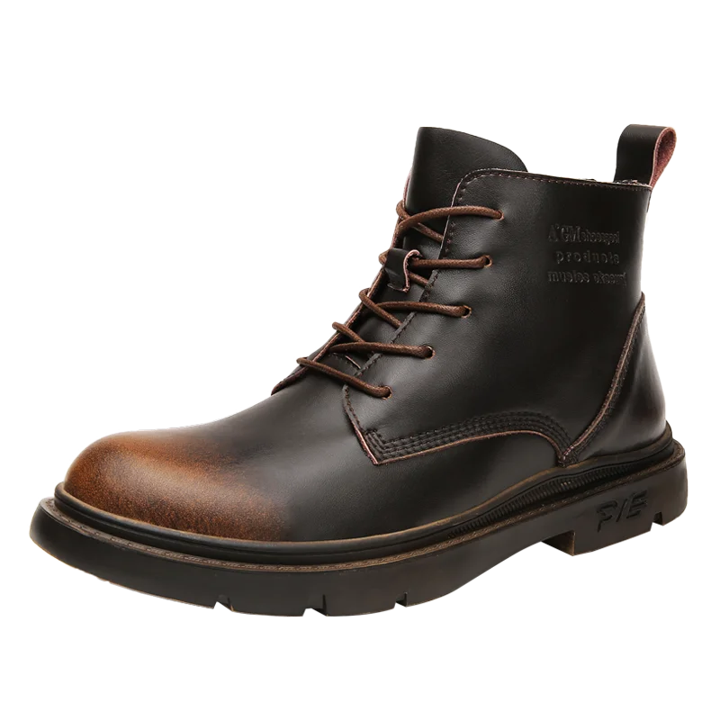 Мужские повседневные ботильоны Martin из натуральной кожи, с высоким берцем, 2021