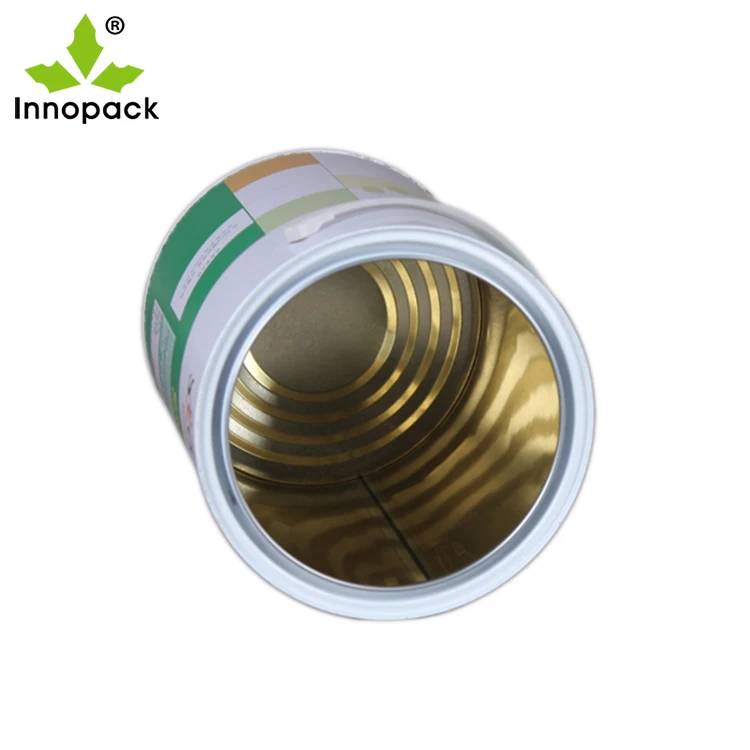  Hot sale round metal tin can for