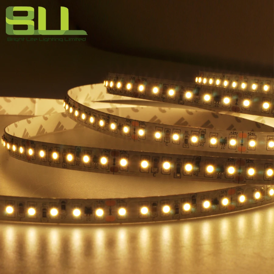 High quality 2700K warm white color 120led smd 3528 24V flexible LED strip for smart led strip decoration