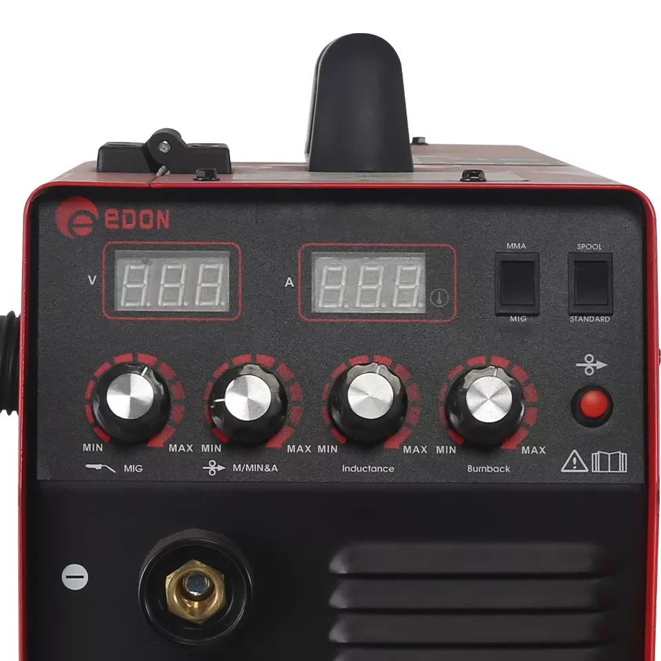 EDON  Expert  MIG200 Spool gun IGBT inverter WELDING MACHINE 15KG MIG WELDER Gas Gasless Flux wire mig welding machine