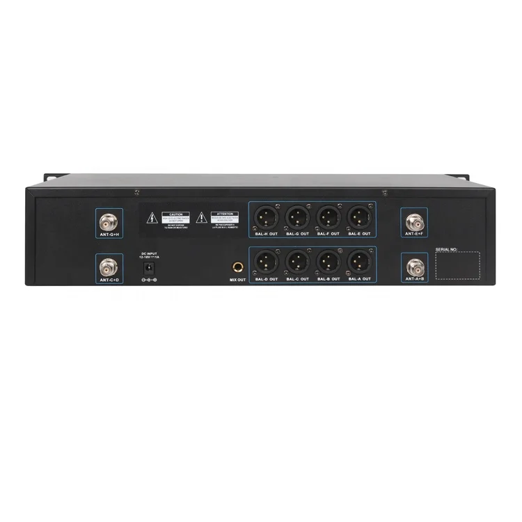 U-M8000 Wireless Microphone 8 Channel Conference Mic Meeting Room Desktop Mic