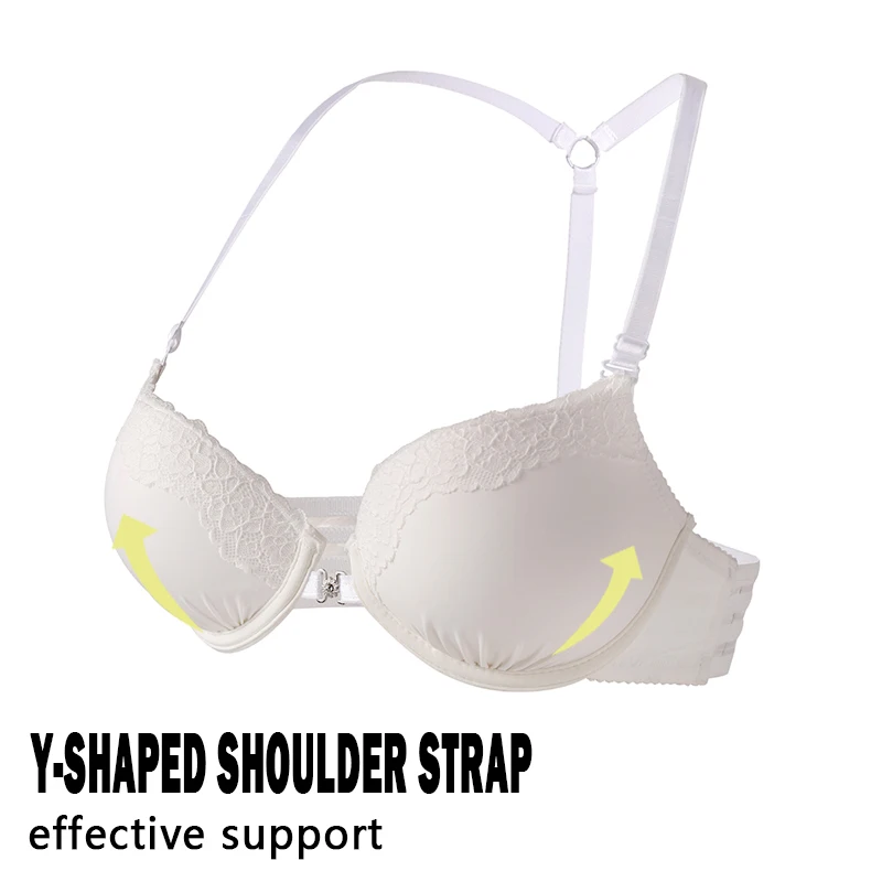 Женский кружевной бюстгальтер с застежкой спереди