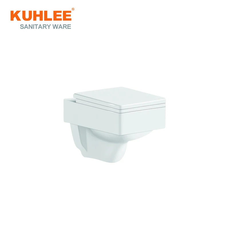  Wall Hung Sanitary Ware Bathroom Suites P-Trap 150mm Toilet With Sinks