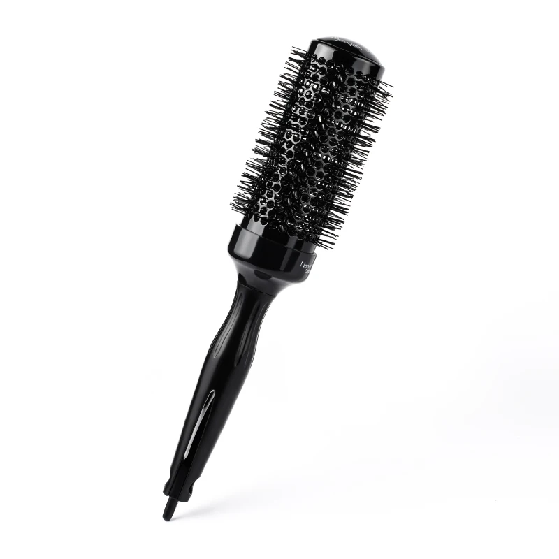 High Quality Nylon Boar Bristle Styling Hairdressing Straightening Drying Curling Ceramic Round Hair Brush