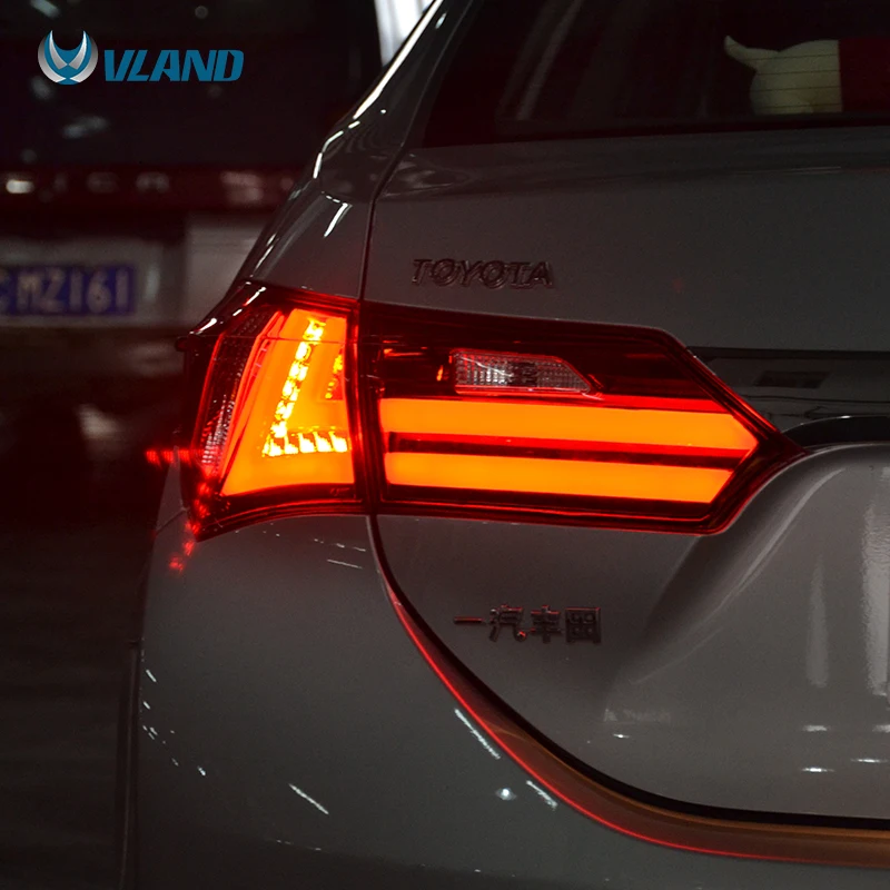 VLAND LED Taillights Rear light Tail Lamp Assembly 2014 2015 2016 2017-UP Tail light For Toyota Corolla
