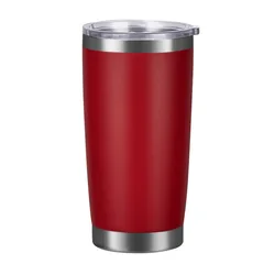 Bulk Coffee Mugs Stemless Wine Tumbler With Lid Sublimation Blank Cups For Kids Stainless Steel Travel And Straw 20Oz Tumblers