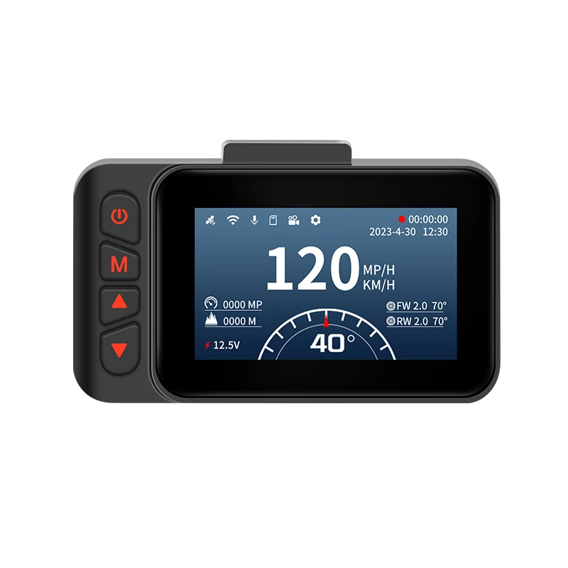 Смарт-GPS цифровой мотоцикл камера рекордер воспроизведение видео мотоцикл спидометр один одометр