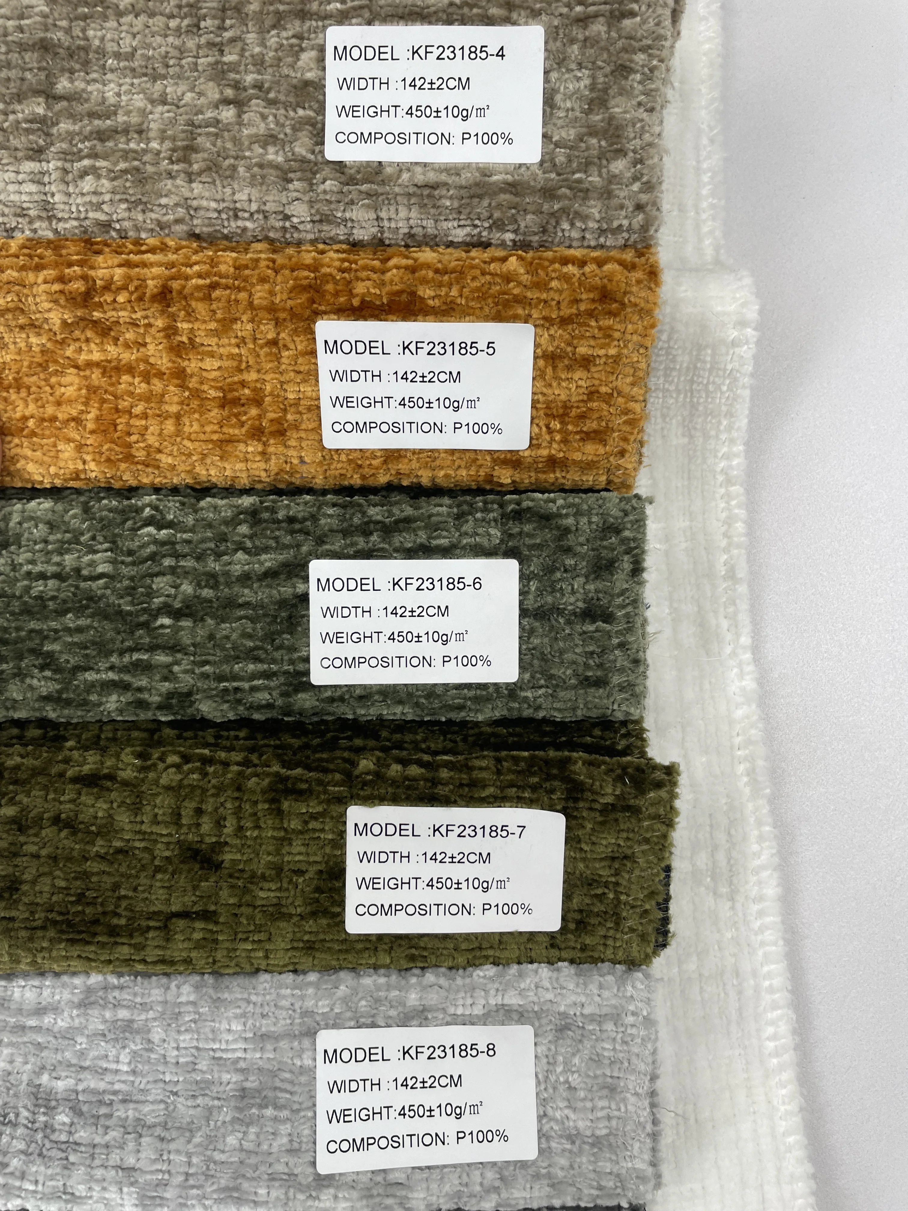 Hot Sale Customized Chenille Fabric Uoholstery For Living Room Sofas