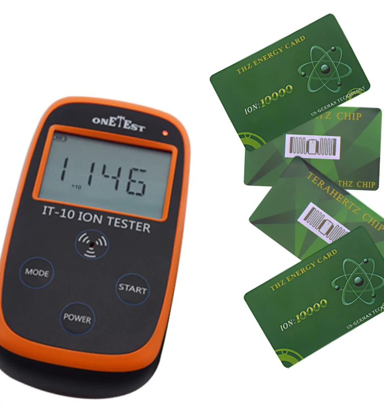 Hot sale 10000 negative ion  Terahertz energy card Germany Nanotechnology Quantum energy  card for Health care with card holder