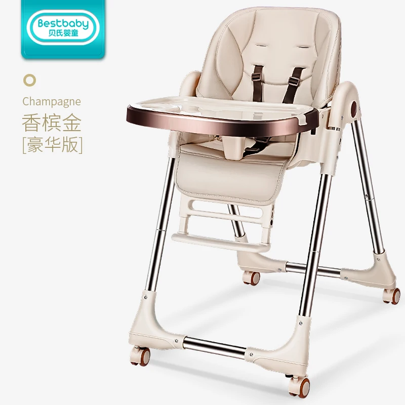 
54*76*96cm Plastic High Safety Dining Chair 3 In 1 High Chair For Baby 