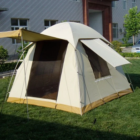 Outdoor Four Season Canvas Tents With Wood Stove Camping Dome Tent for luxury Glamping Yurt Tents For Sale