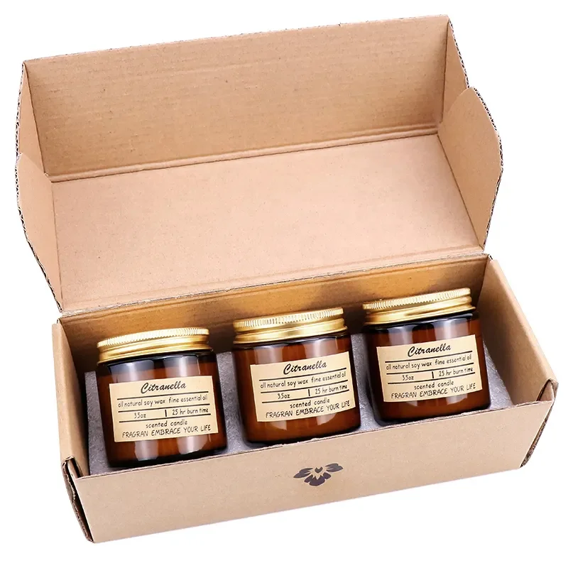 Candles Private Label Scented Soy Wax In Gift Box