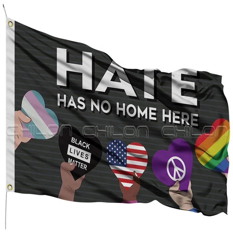 custom printed logo high quality custom flags for outdoor activities