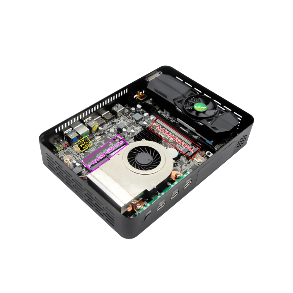  Бесплатная доставка игровой мини-компьютер Intel i3 9100F i5 9400F двойная графика GTX 1050/1050ti 4 Гб мини настольный ПК HD2.0 DP