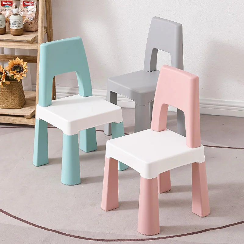 Hot Selling Children Desk Adjustable Study Chairs Safe And Non Slip Portable Children Chairs