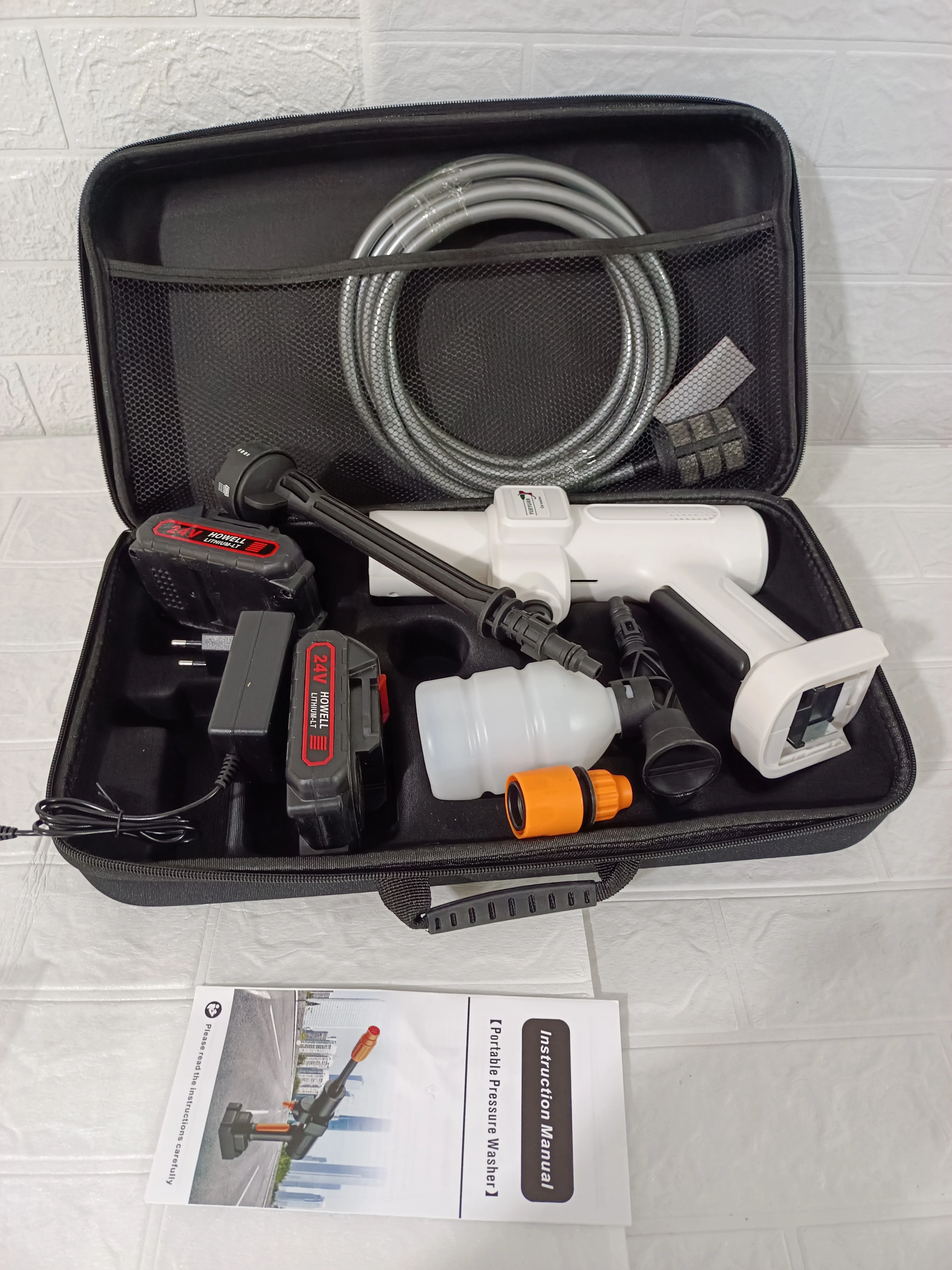 Wireless Brushless Portable High Pressure Car Washer sprayer 24V 48V Power lithium water gun