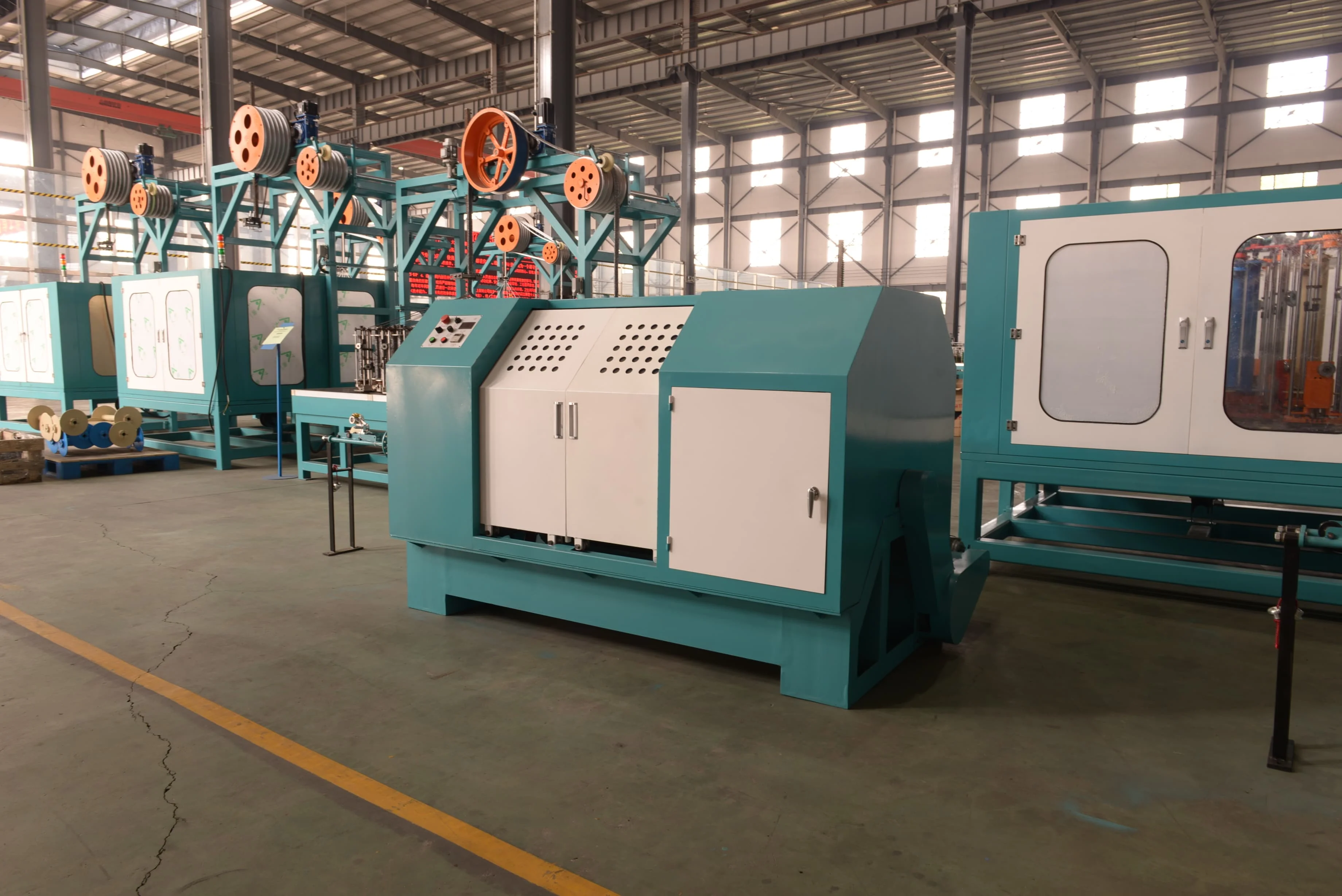 Automatic Electric Copper Patch Cord Cable Wire doubling Twisting Bunching Manufacturing Equipment Machine