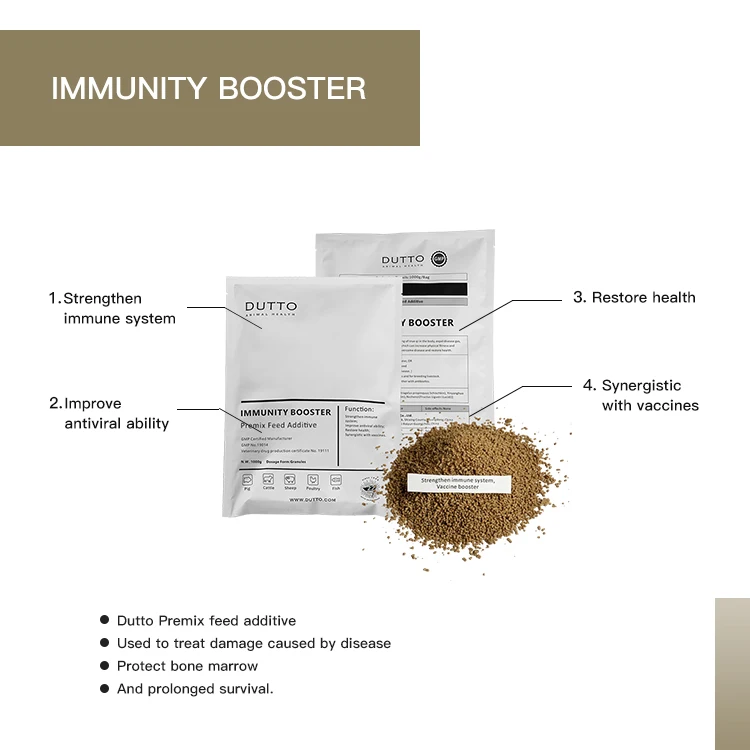 Animal feed additive supplements Immune booster livestock to improve animal body resistance