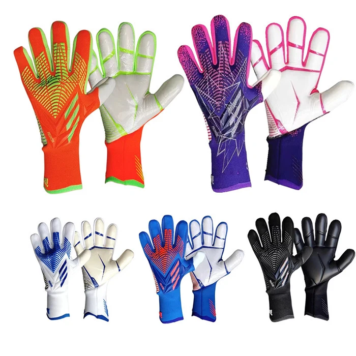 High Quality Rubber Latex Sports Goalie Gloves Professional Youth Adult Goalkeeper Gloves for Football Soccer