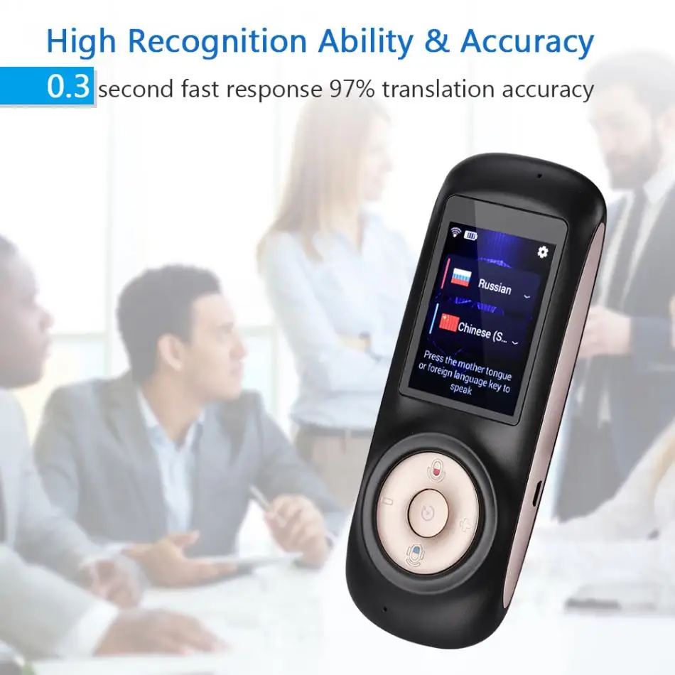 
Smart Portable Instant Voice Translator Support 42 Countries Language Two-way Translation Multi-Language Translator Voice 