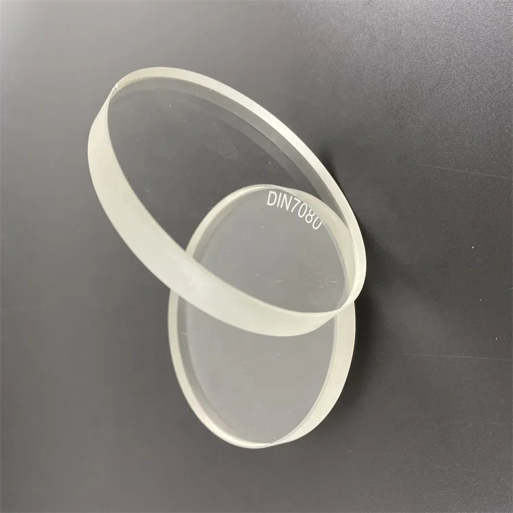 DIN 7080 круглый стеклянный диск из закаленного боросиликатного стекла