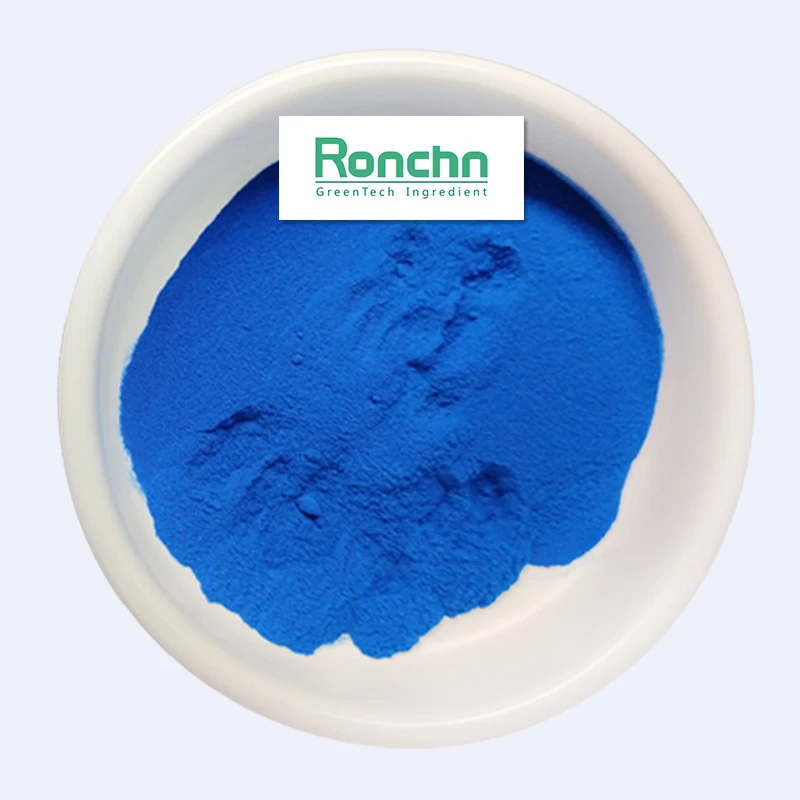 Wholesales phycocyanin powder blue spirulina low price phycocyanin E10 with high quality in stock