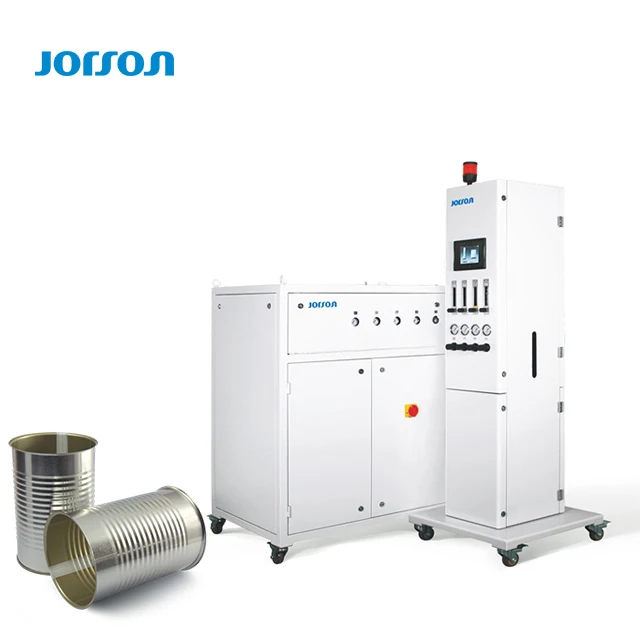 JORSON JS600 Metal Tin Tinplate food Making Production Line Welded Seam Repair Side Stripe Powder Coating Can Making Machine