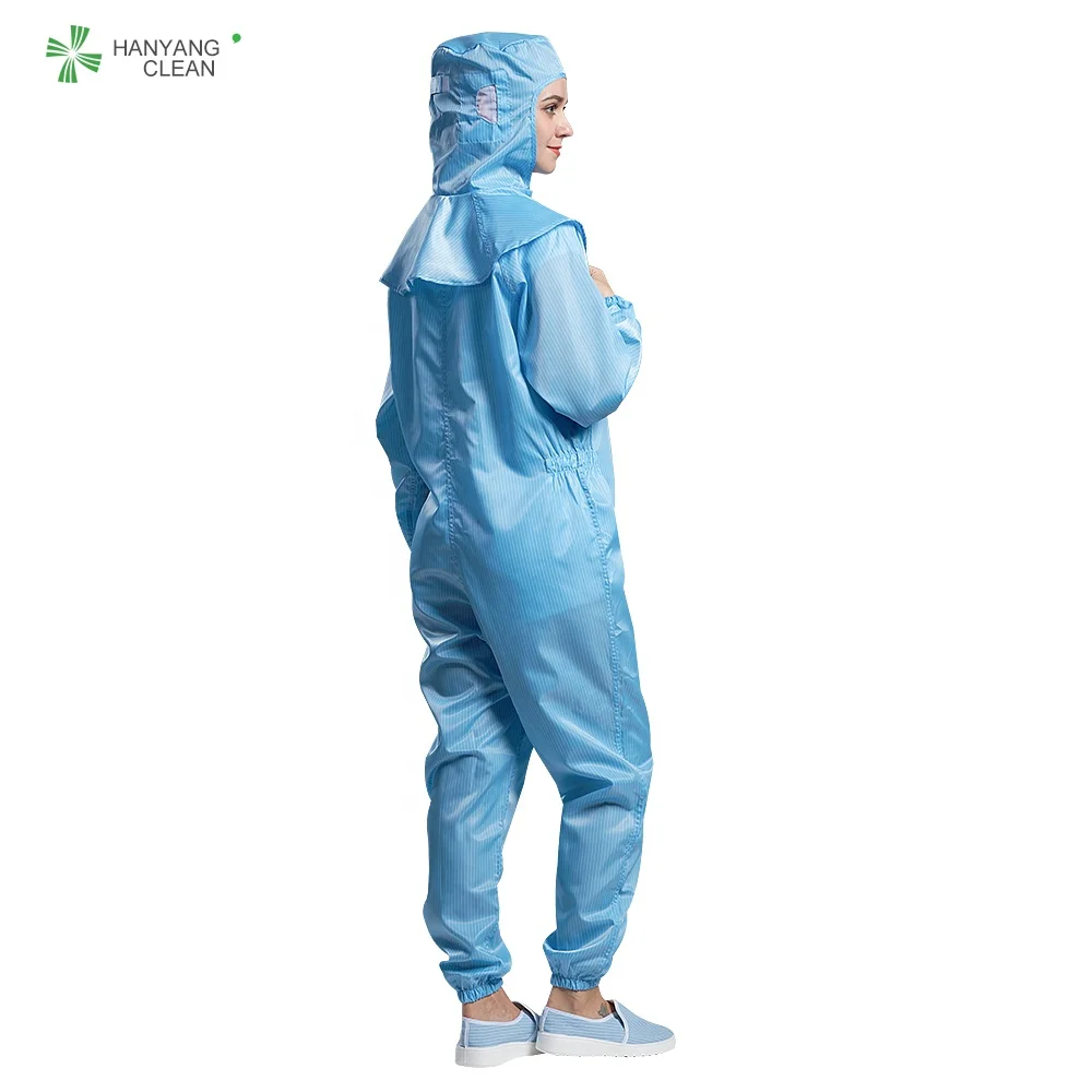 Autoclavable cleanroom esd anti-static jumpsuit