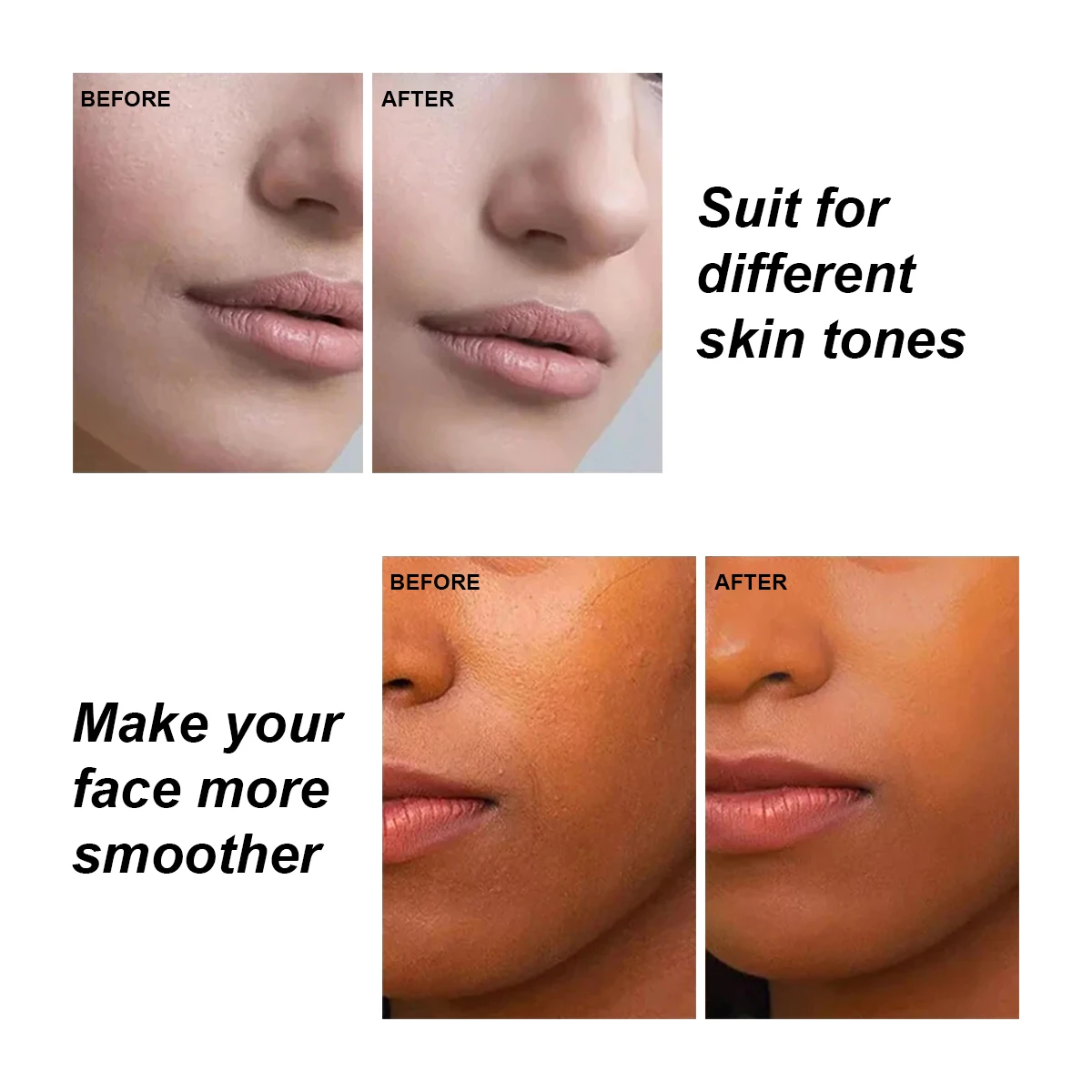 high quality vegan waterproof and matte for black skin bb cream face natural romantic mineral make up powder palette