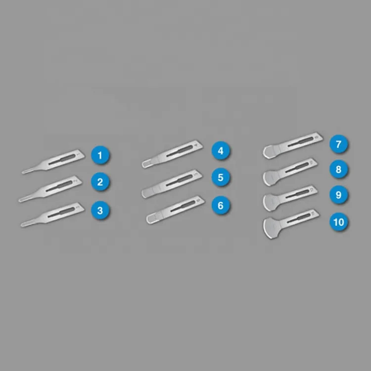 Factory Wholesale Medical Safety Surgical Blade Scalpel With Plastic Handle