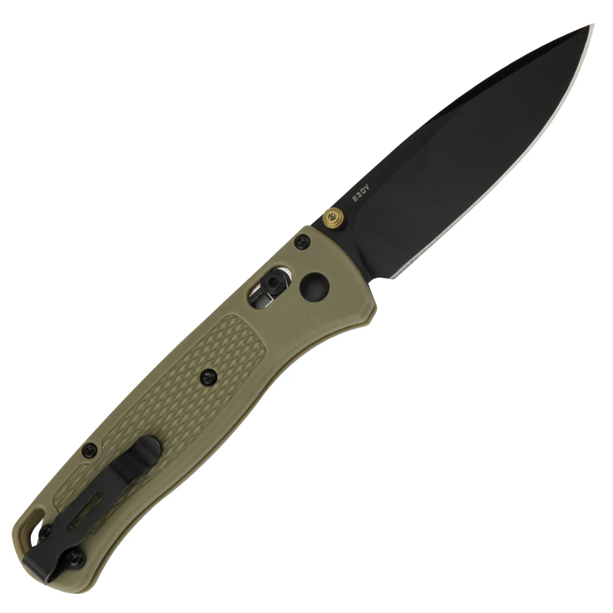  Карманный нож BM 535 Classic S30V со стальной ручкой G10 складной с осью