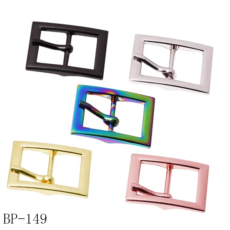 Good selling backpack single pin buckle multiple color handbag hardware roller strap metal buckle for shoes accessory